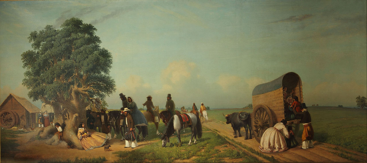Prilidiano Pueyrredón, Un alto en el campo, 1861