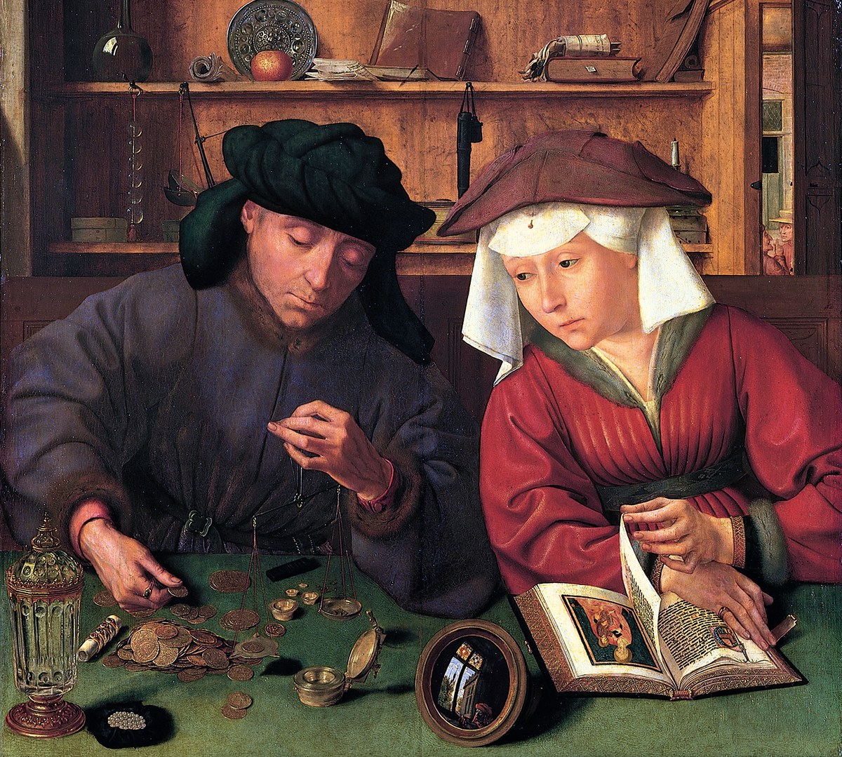 Quentin Matsys, «El cambista y su mujer» (1514)