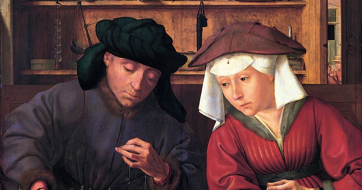 Quentin Matsys, El cambista y su mujer, 1514