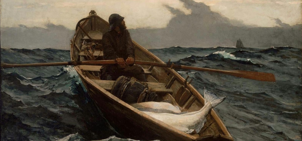 Winslow Homer, The Fog Warning (La advertencia de la niebla), 1885