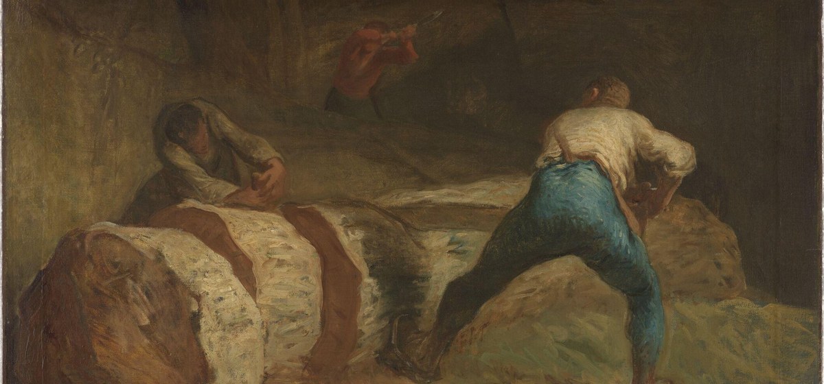 Jean-François Millet, Los aserradores de madera, c. 1850-1852