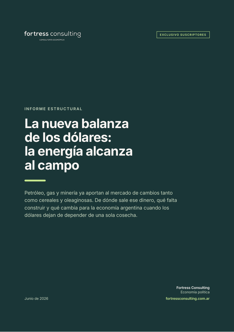 La nueva balanza de los dólares: la energía alcanza al campo
